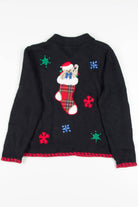 Black Ugly Christmas Cardigan 57065
