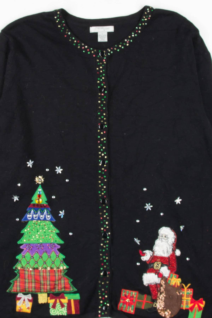 Black Ugly Christmas Cardigan 57067