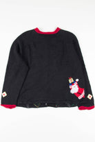 Black Santas Ugly Christmas Cardigan 57070
