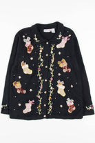 Black Stockings Ugly Christmas Cardigan 57071