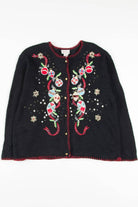 Black Ornaments Ugly Christmas Cardigan 57081