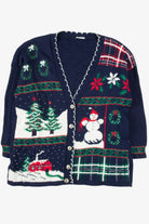 Blue Ugly Christmas Cardigan 57086
