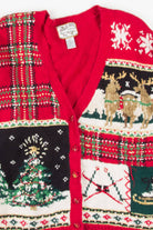 Red Ugly Christmas Cardigan 57100