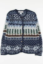 Blue Ugly Christmas Cardigan 57106