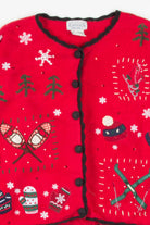 Red Ugly Christmas Cardigan 57112