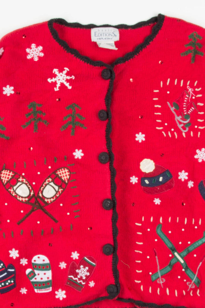 Red Ugly Christmas Cardigan 57112