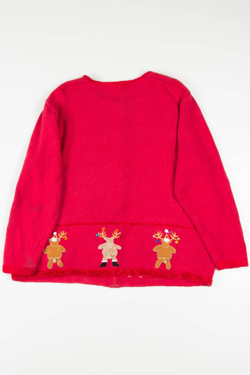 Reindeer Ugly Christmas Cardigan 57116
