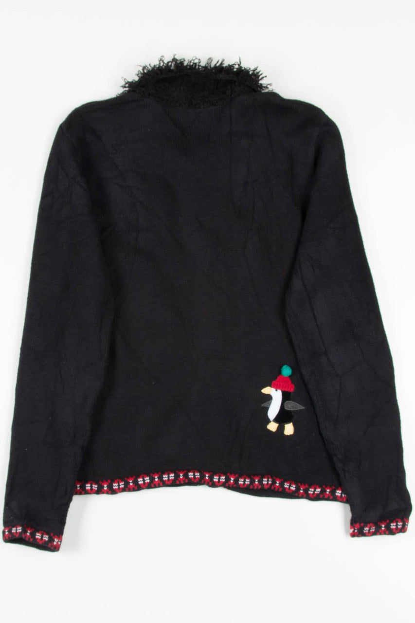 Black Ugly Christmas Cardigan 57136