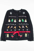 Black Ugly Christmas Cardigan 57138