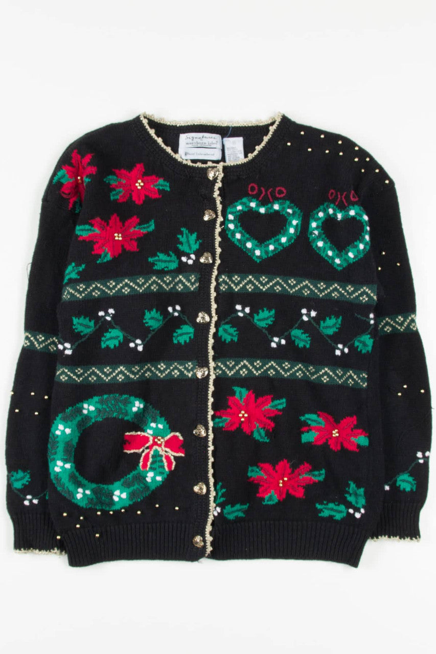 Black Ugly Christmas Cardigan 57154