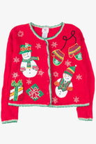 Snowmen Ugly Christmas Cardigan 57169