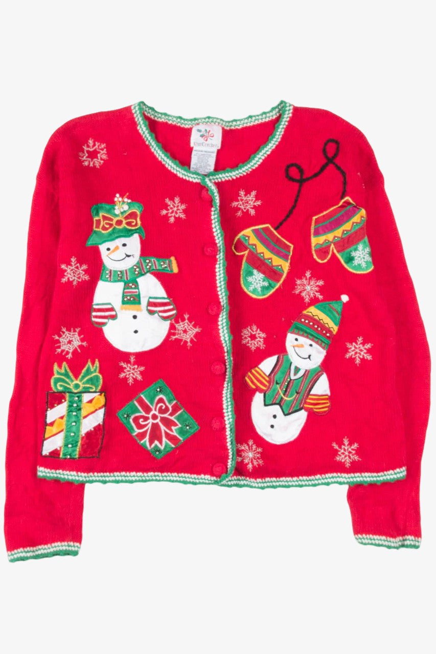 Snowmen Ugly Christmas Cardigan 57169