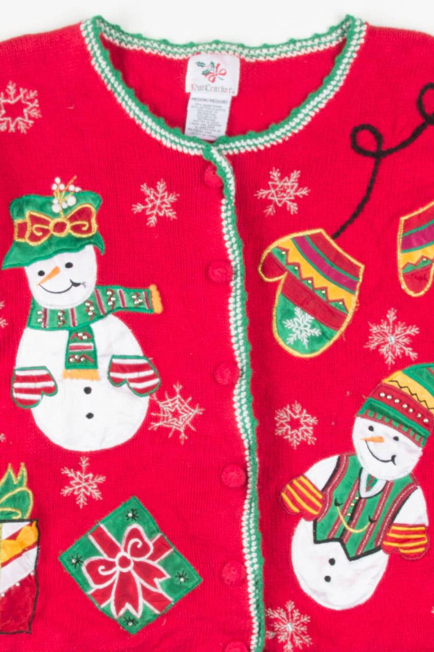 Snowmen Ugly Christmas Cardigan 57169