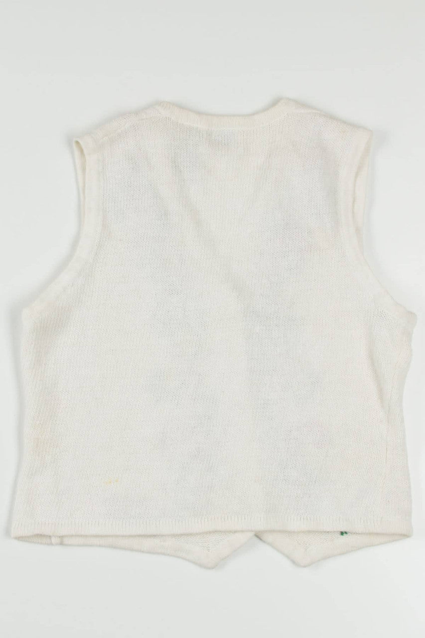White Ugly Christmas Vest 57184