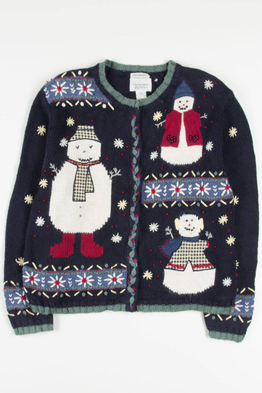 Blue Ugly Christmas Cardigan 57228