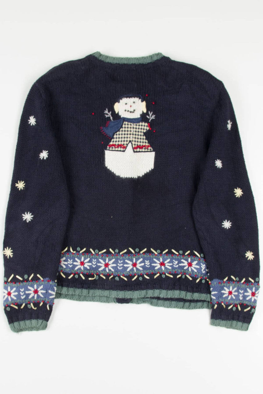 Blue Ugly Christmas Cardigan 57228