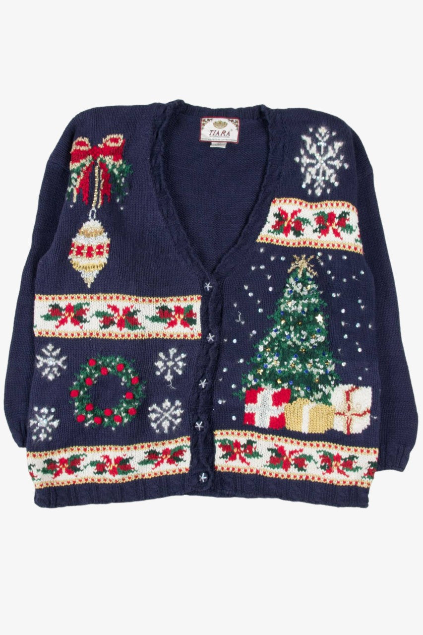 Blue Ugly Christmas Cardigan 57244
