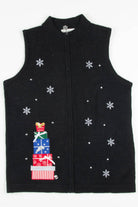 Black Ugly Christmas Vest 57263