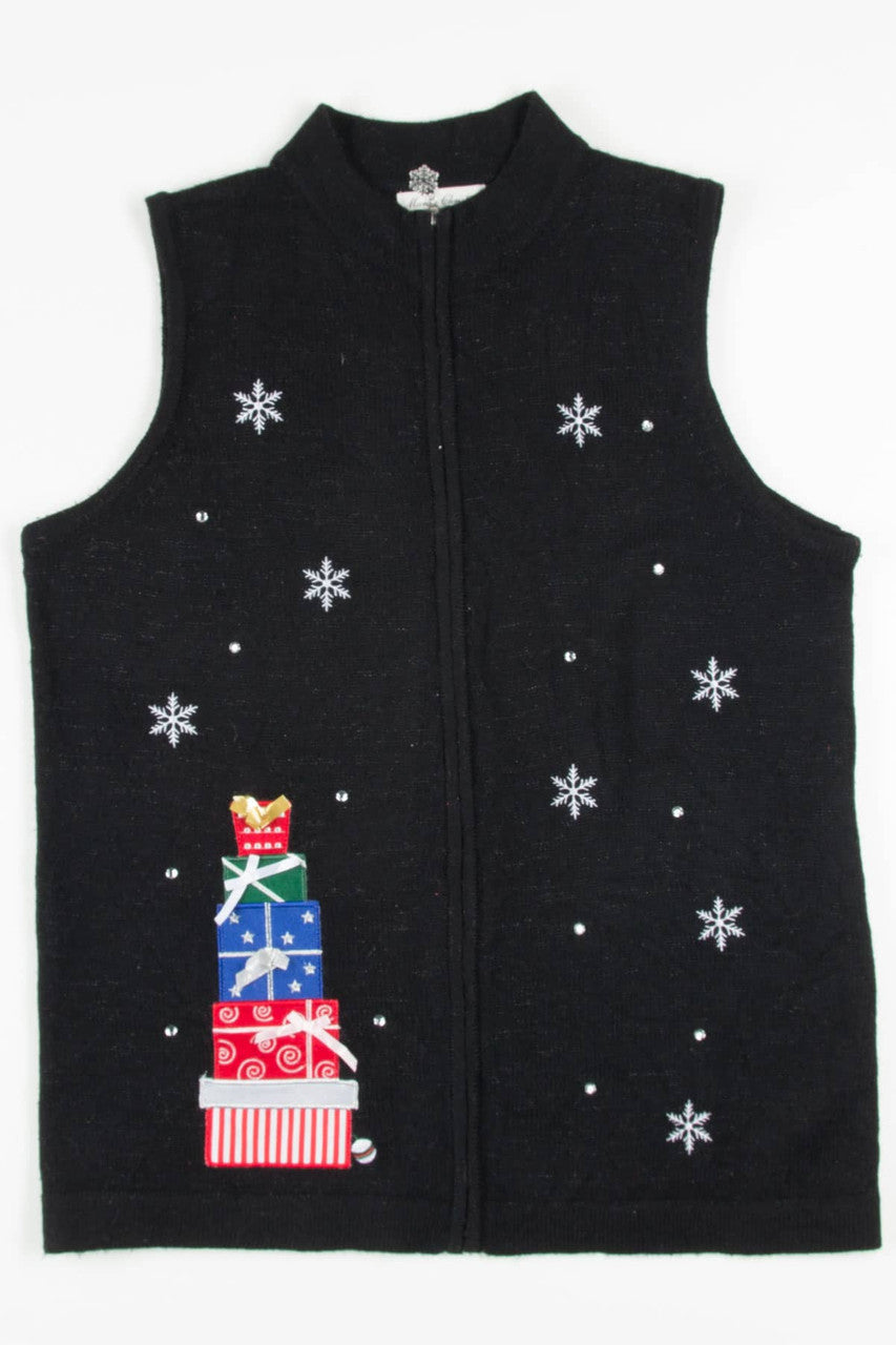 Black Ugly Christmas Vest 57263