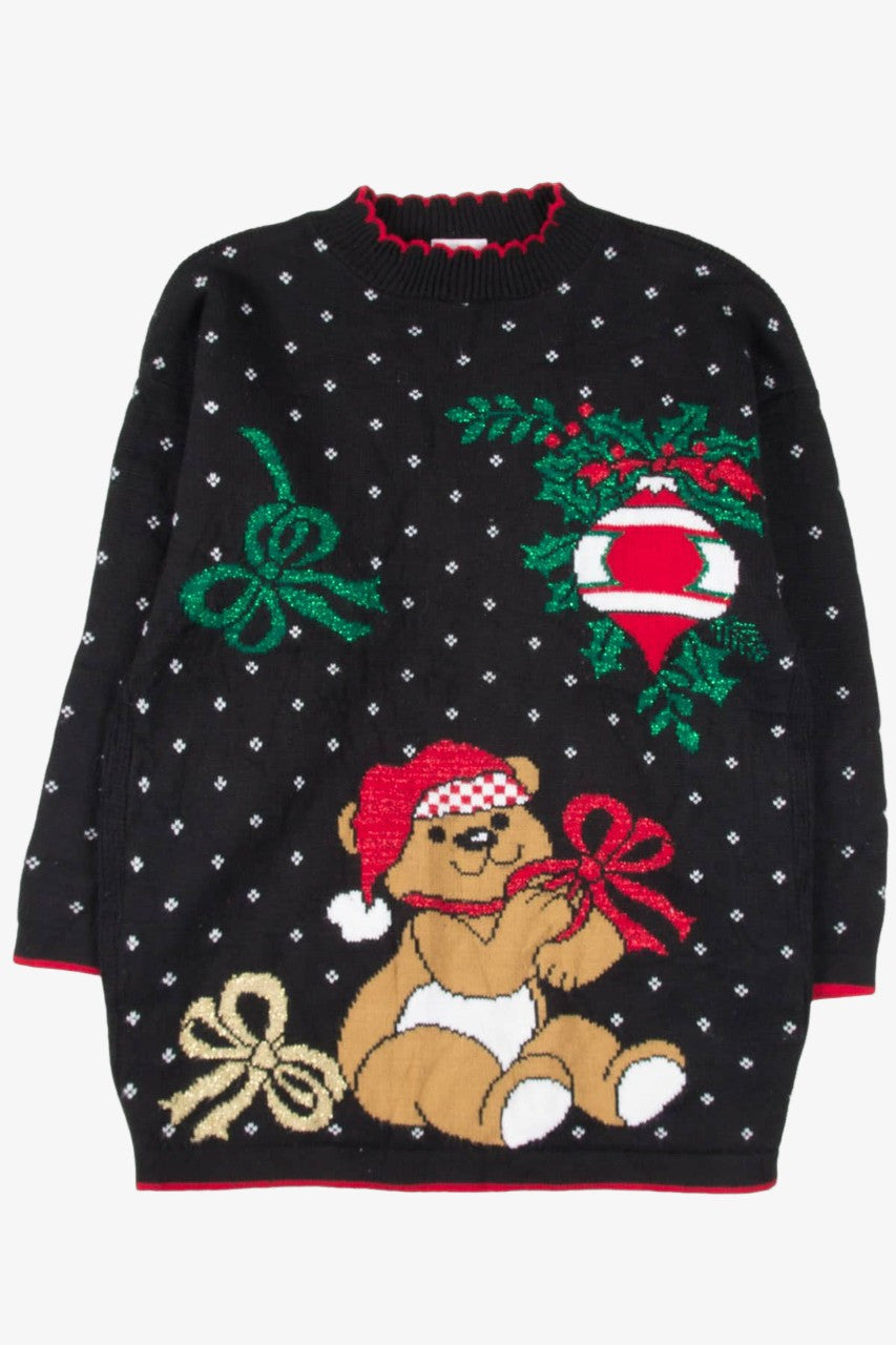 Black Bear Ugly Christmas Pullover 57280