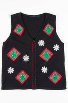 Black Ugly Christmas Vest 57306