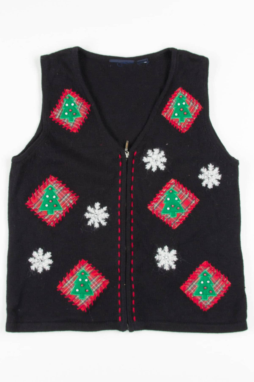 Black Ugly Christmas Vest 57306