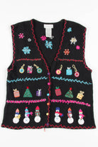 Black Ugly Christmas Vest 57313