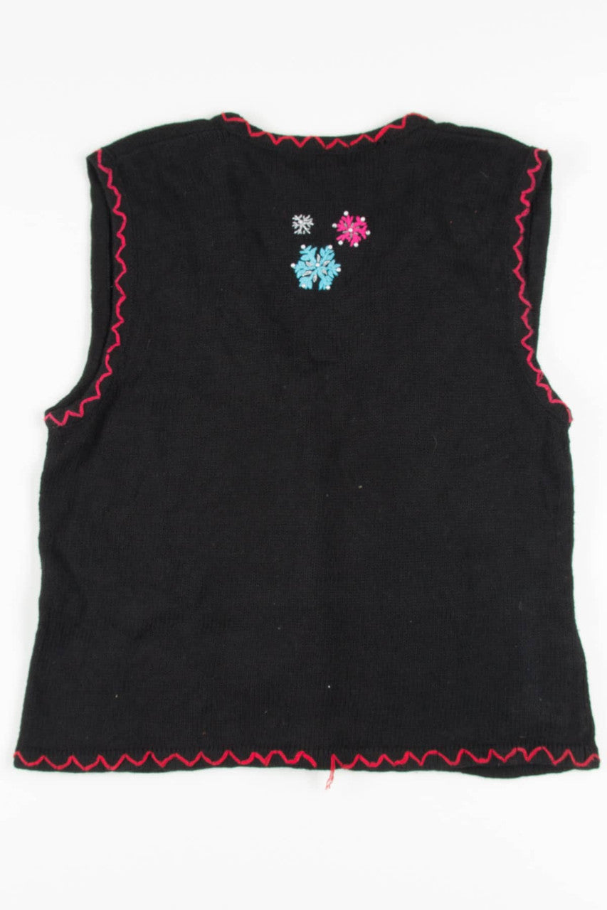 Black Ugly Christmas Vest 57313