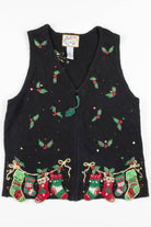 Black Stockings Ugly Christmas Vest 57355