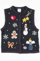Black Ugly Christmas Vest 57356