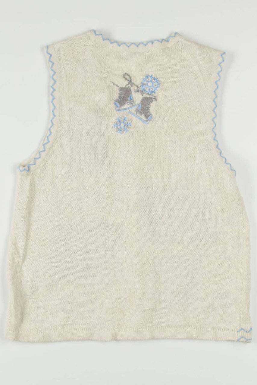 White Ugly Christmas Vest 57370