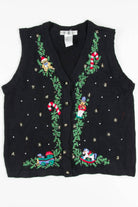 Black Ugly Christmas Vest 57378