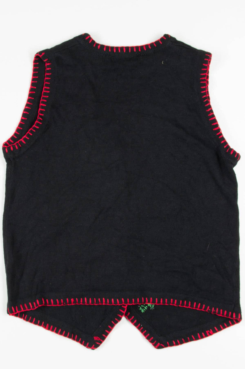 Black Ugly Christmas Vest 57379