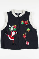 Black Santa Ugly Christmas Vest 57387