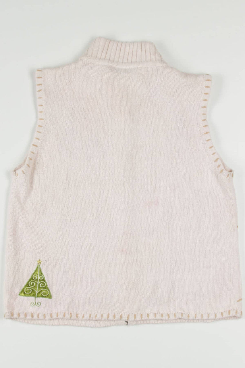 White Ugly Christmas Vest 57398