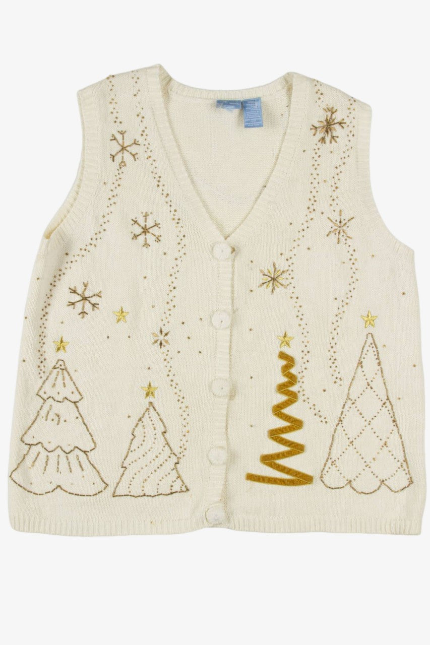 White Ugly Christmas Vest 57399