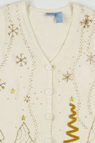 White Ugly Christmas Vest 57399