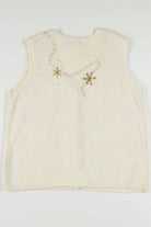 White Ugly Christmas Vest 57399