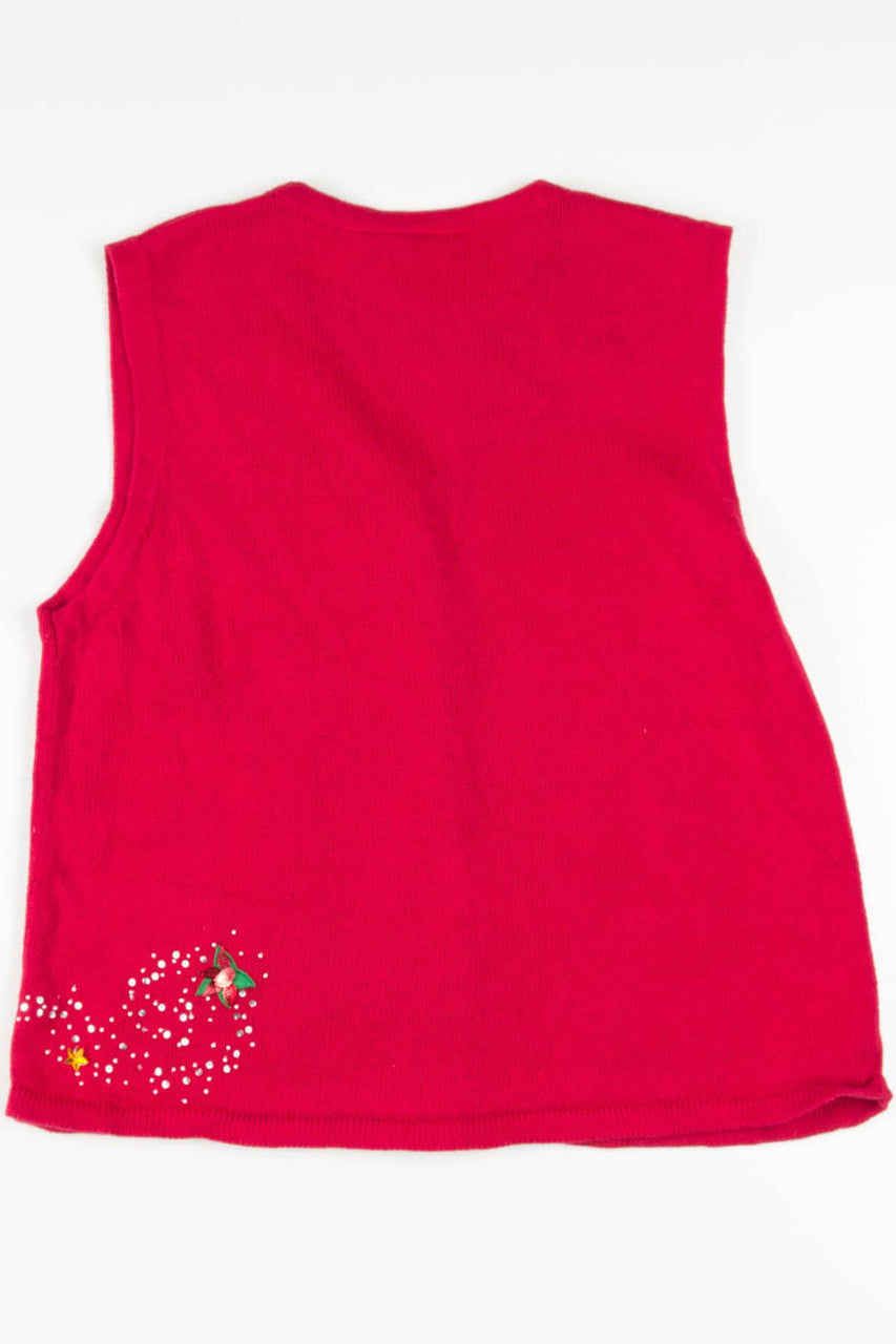 Red Snowman Ugly Christmas Vest 57416