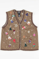 Brown Ugly Christmas Vest 57421