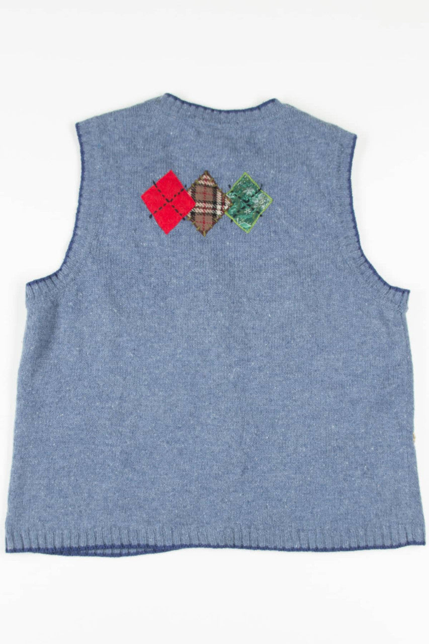 Blue Ugly Christmas Vest 57427