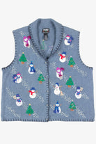 Blue Ugly Christmas Vest 57428