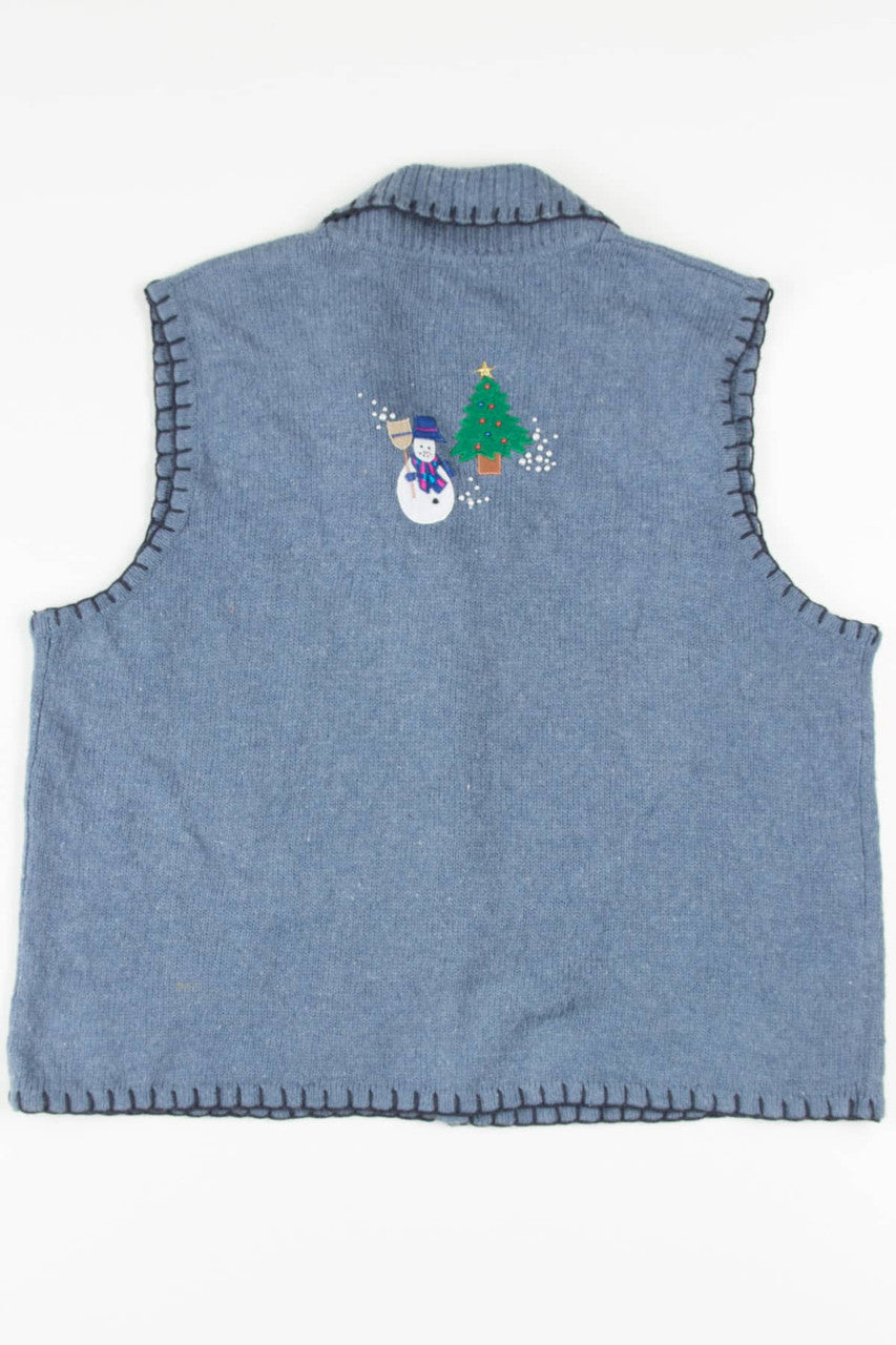 Blue Ugly Christmas Vest 57428
