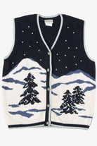 Blue Landscape Ugly Christmas Vest 57490