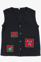 Black Ugly Christmas Vest 57531