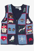 Blue Ugly Christmas Vest 57559