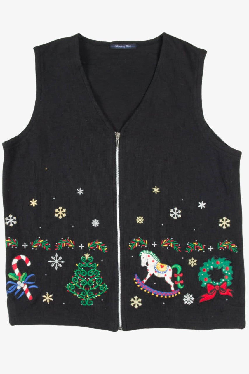 Black Ugly Christmas Vest 57560