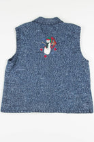 Blue Snowmen Ugly Christmas Vest 57564
