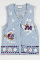 Blue Bears Ugly Christmas Vest 57568