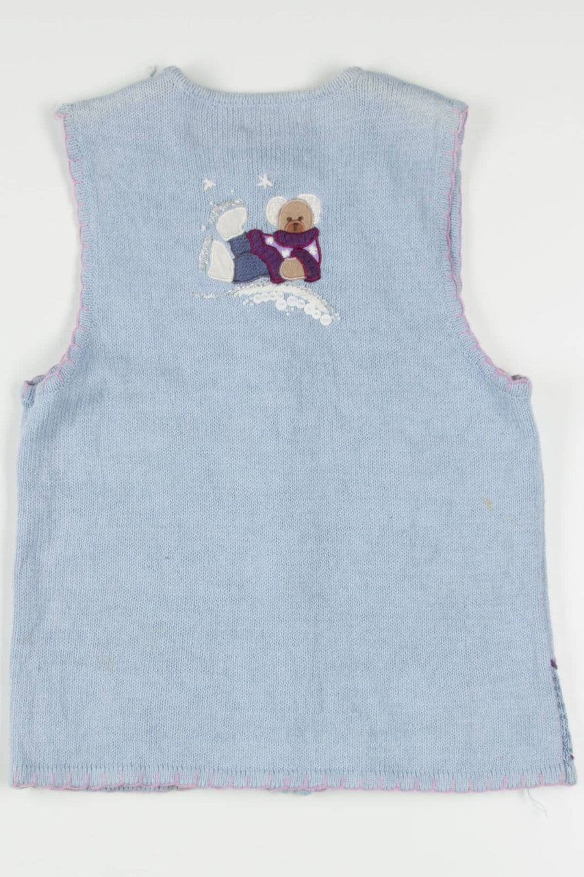 Blue Bears Ugly Christmas Vest 57568
